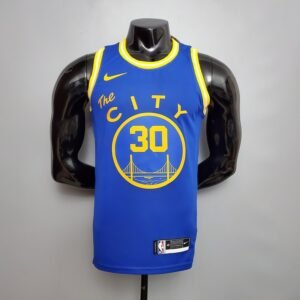 Regata NBA Golden State Warriors – Tram Version Curry #30 – Azul – Masculina