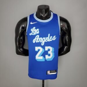 Regata NBA Los Angeles Lakers – James #23 – 2021 – Azul – Masculina
