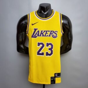 Regata NBA Los Angeles Lakers – James #23 – Amarela – Masculina