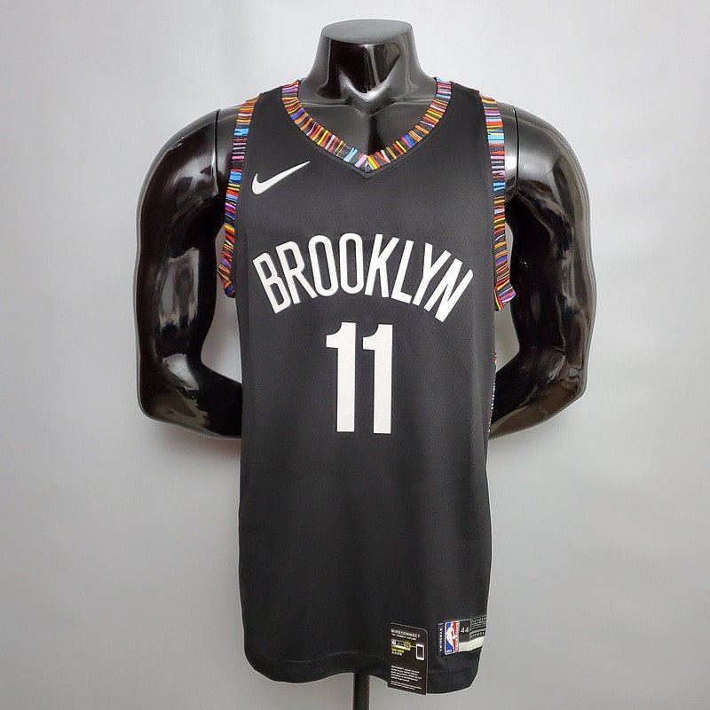 Regata NBA Brooklyn Nets – Irving #11 – City Edition – Preta – Masculina