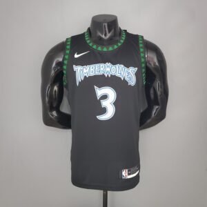 Regata NBA Minnesota Timberwolves – Marbury #3 – 2018 – Preta – Masculina