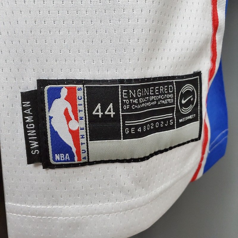 Regata NBA Detroit Pistons – Simmons #25 – Branca – Masculina – Imagem 3