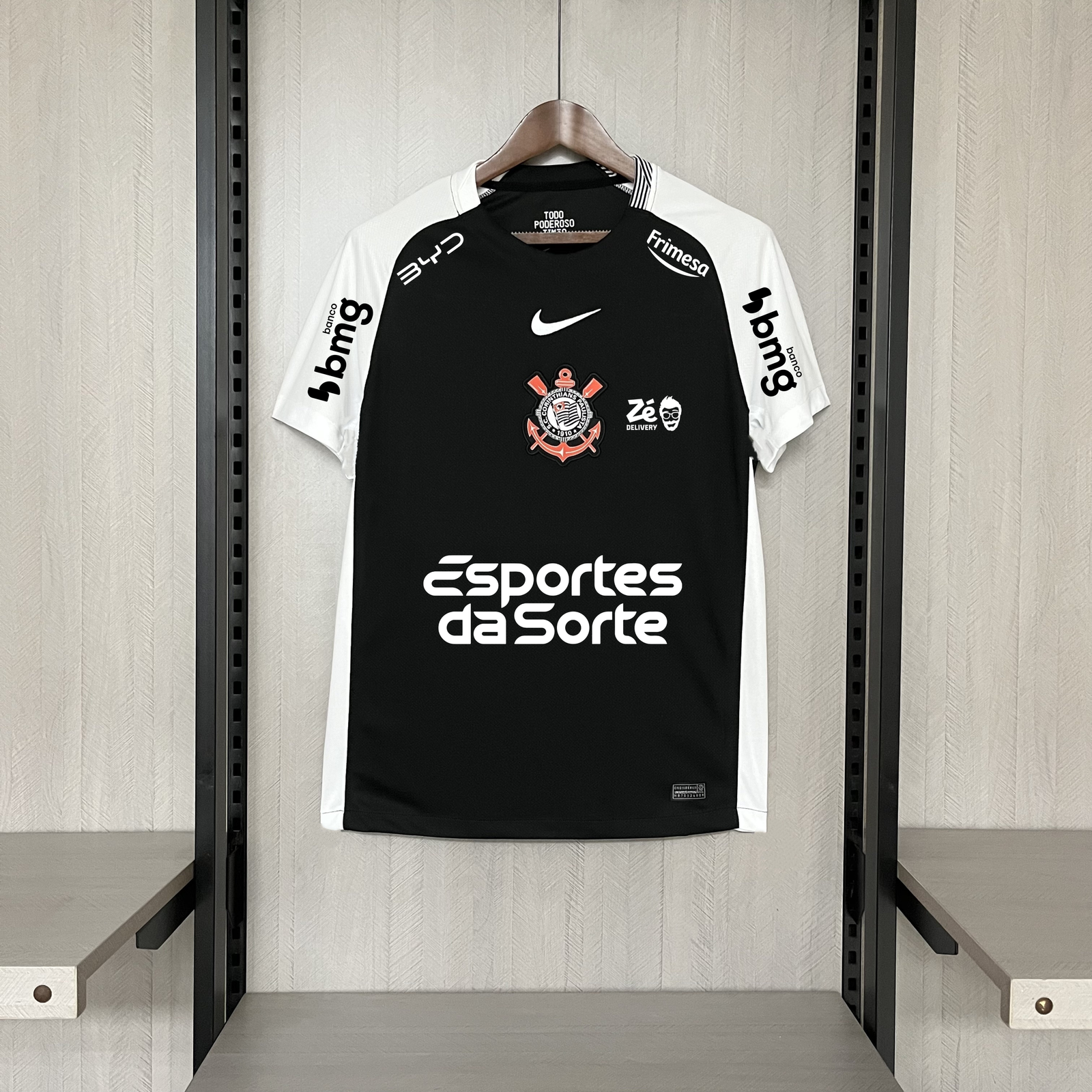 2025/26 Corinthians Away All Sponsors S-XXXXL - Imagem 3