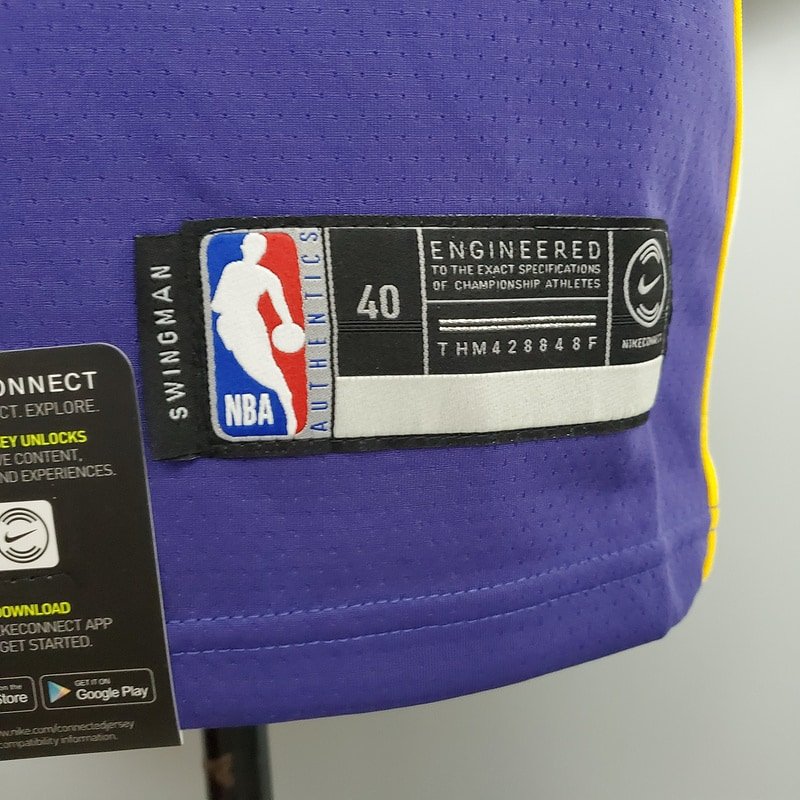 Regata NBA Los Angeles Lakers – James #6 – Roxa – Masculina – Imagem 3