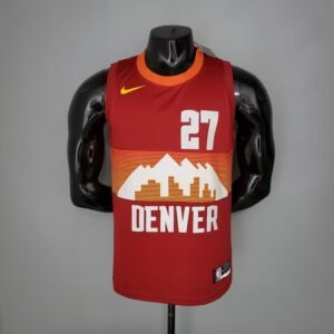 Regata NBA Denver Nuggets – Murray #27 – City Edition – 2021 – Vermelha – Masculina