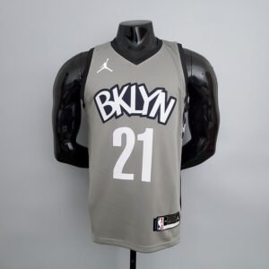 Regata NBA Brooklyn Nets – Aldridge #21 – Cinza – Masculina