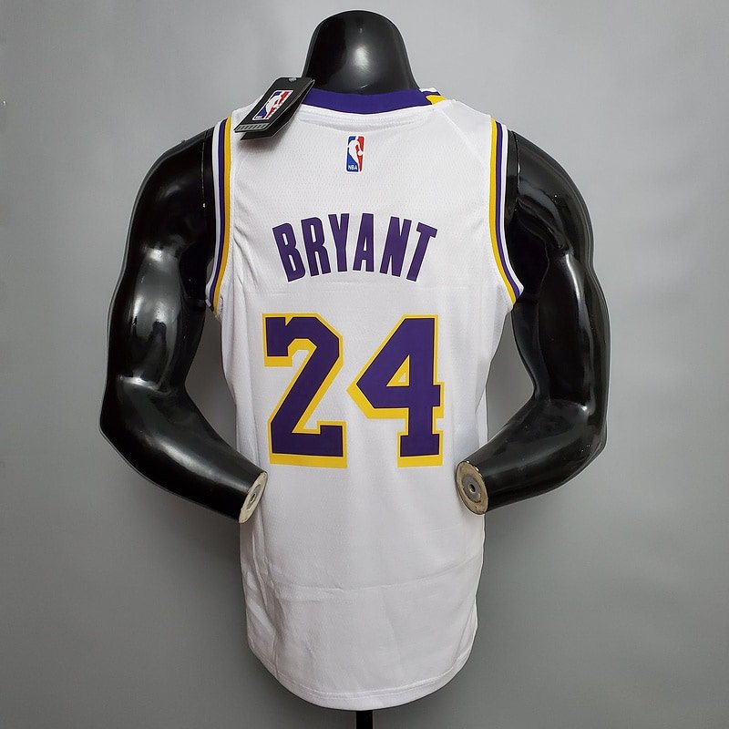 Regata NBA Los Angeles Lakers – Bryant #24 – Branca – Masculina – Imagem 2
