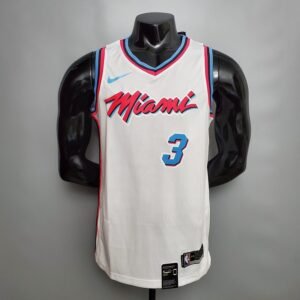 Regata NBA Miami Heat – Wade #3 – Branca – Masculina