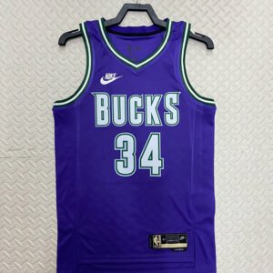 Regata NBA Milwaukee Bucks – Antetokounmpo #34 – 2023 – Azul – Masculina