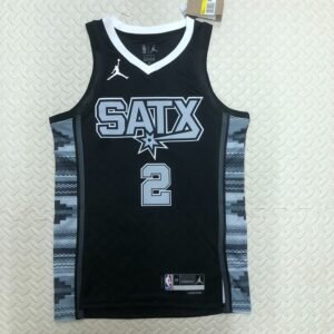 Regata NBA San Antonio Spurs – Leonard Trapeze #2 – 2023 – Preta – Masculina