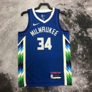 Regata NBA Milwaukee Bucks – Antetokounmpo #34 – City Edition – 2023 – Masculina