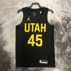 Regata NBA Utah Jazz – Mitchell #45 – 2023 – Preta – Masculina