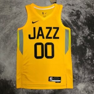 Regata NBA Utah Jazz – Clarkson #00 – Away – 2023 – Amarela – Masculina