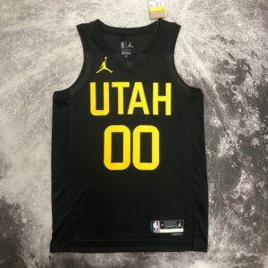 Regata NBA Utah Jazz – Clarkson #00 – 2023 – Preta – Masculina