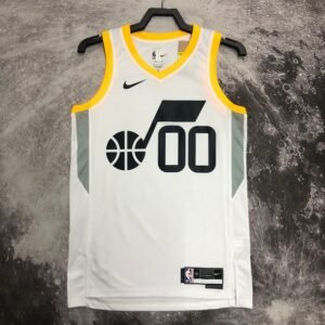 Regata NBA Utah Jazz – Clarkson #00 – Home – 2023 – Branca – Masculina