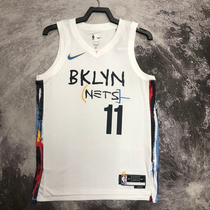 Regata NBA Brooklyn Nets – Irving #11 – City Edition – 2023 – Branca – Masculina