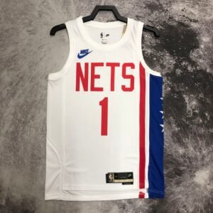 Regata NBA Brooklyn Nets – Bridges #1 – 2023 – Branca – Masculina