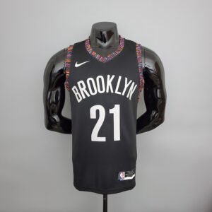 Regata NBA Brooklyn Nets – Aldridge #21 – City Edition – Preta – Masculina