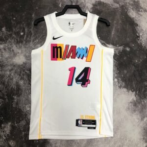 Regata NBA Miami Heat – Herro #14 – City Edition – Branca – Masculina