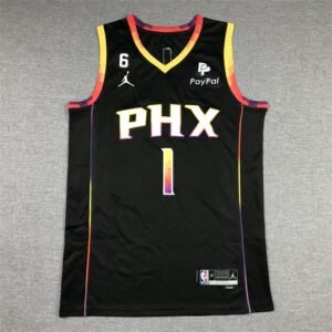Regata NBA Phoenix Suns – Booker #1 – 2023 – Preta – Masculina