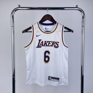Regata NBA Los Angeles Lakers – #6 – Branca – Masculina