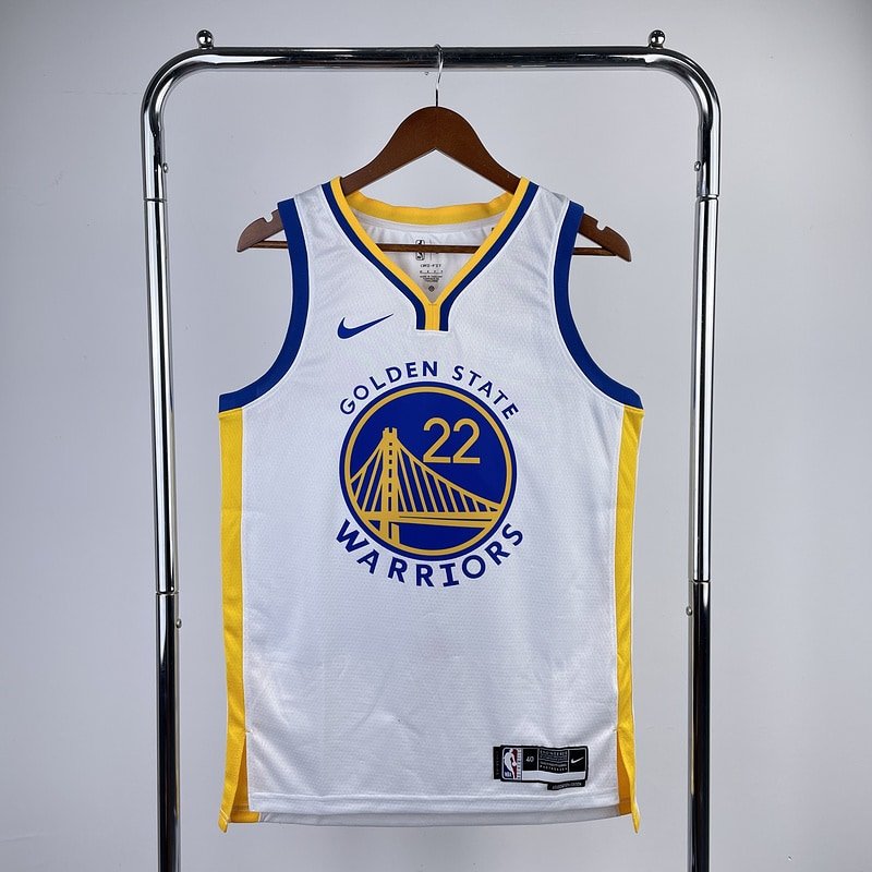 Regata NBA Golden State Warriors – V-Neck #22 – 2023/24 – Branca – Masculina