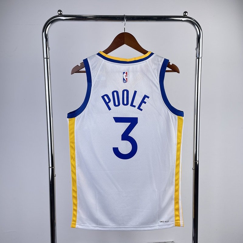 Regata NBA Golden State Warriors – V-Neck #3 – 2023/24 – Branca – Masculina – Imagem 2