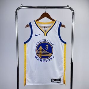 Regata NBA Golden State Warriors – V-Neck #3 – 2023/24 – Branca – Masculina