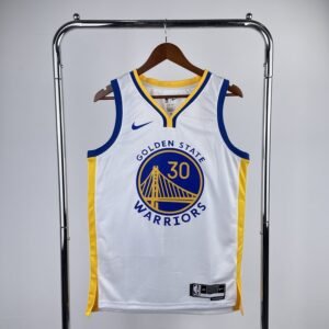 Regata NBA Golden State Warriors – V-Neck #30 – 2023/24 – Branca – Masculina