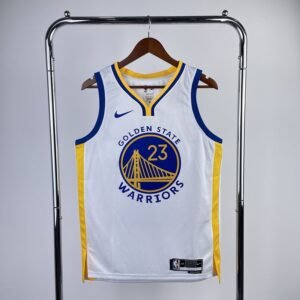 Regata NBA Golden State Warriors – V-Neck #23 – 2023/24 – Branca – Masculina