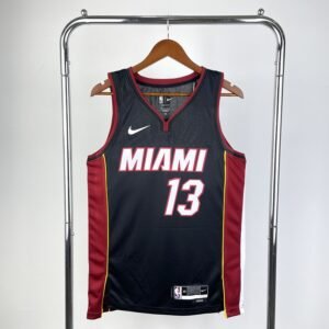 Regata NBA Miami Heat – Adebayo #13 – 2023 – Preta – Masculina