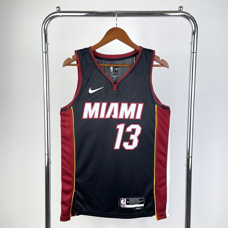 Regata NBA Miami Heat – Adebayo #13 – 2023 – Preta – Masculina