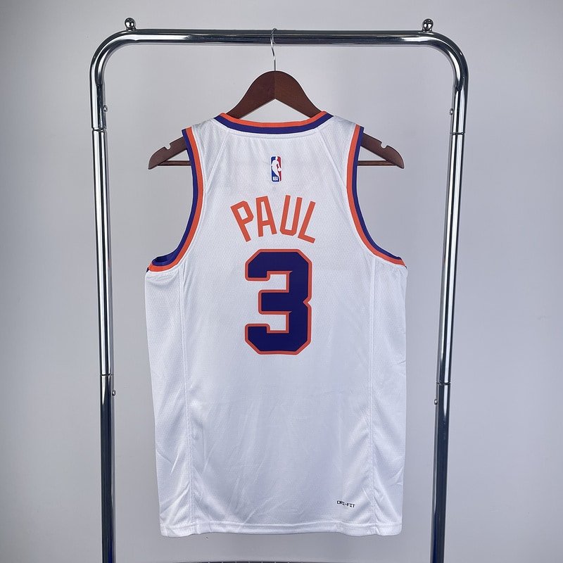 Regata NBA Phoenix Suns – Paul #3 – 2023 – Branca – Masculina – Imagem 2