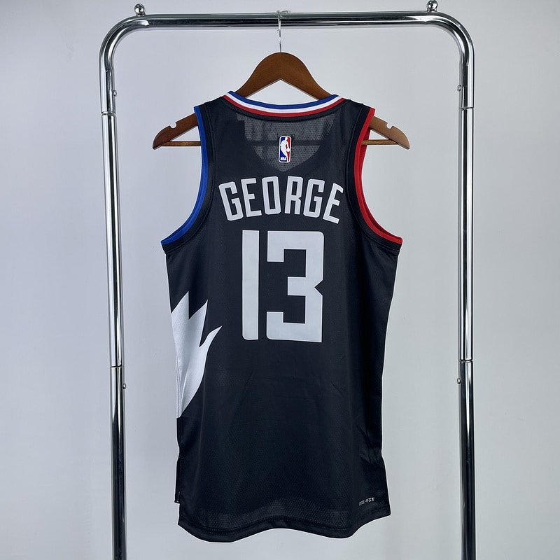 Regata NBA Los Angeles Clippers – George #13 – 2023 – Preta – Masculina – Imagem 2