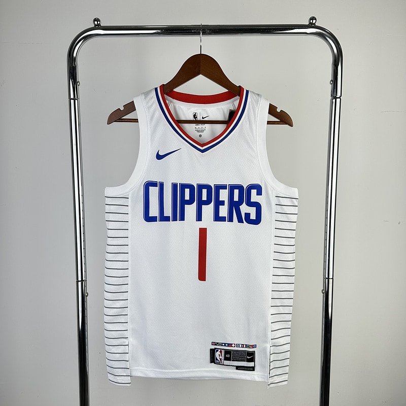 Regata NBA Los Angeles Clippers – Harden #1 – Home – 2023 – Branca – Masculina