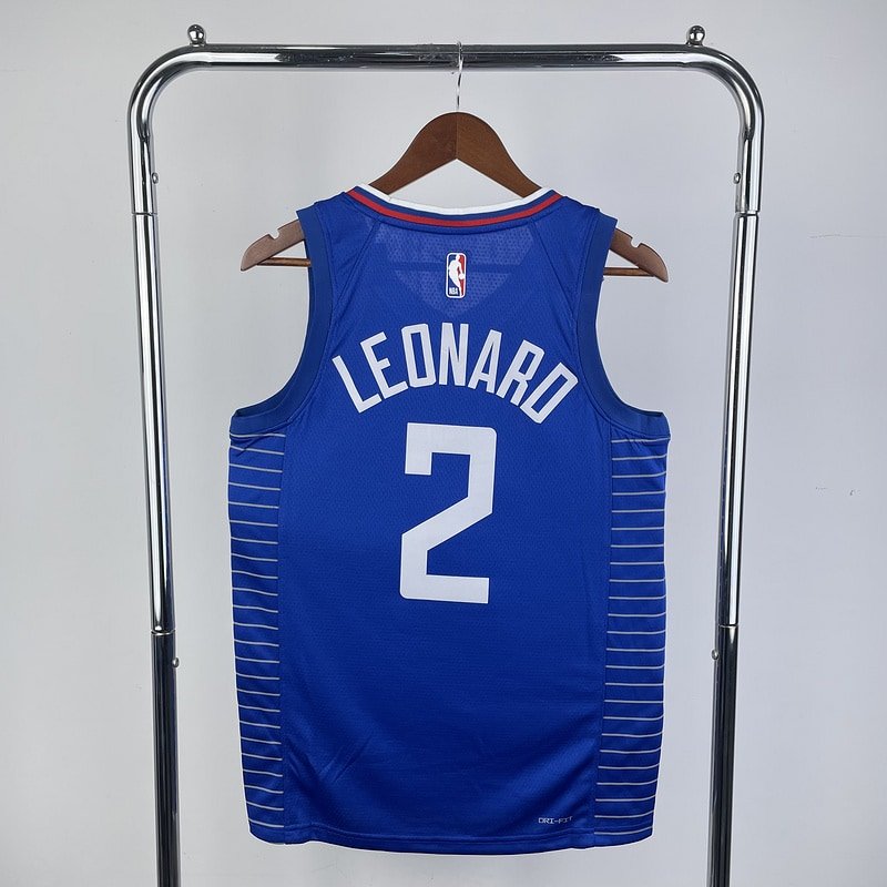 Regata NBA Los Angeles Clippers – Lednard #2 – Away – 2023 – Azul – Masculina – Imagem 2