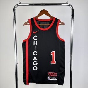 Regata NBA Chicago Bulls – Rose #1 – 2024 – Preta – Masculina