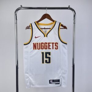 Regata NBA Denver Nuggets – Jokic #15 – 2023/24 – Branca – Masculina