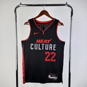 Regata NBA Miami Heat – Butler #22 – 2024 – Preta – Masculina