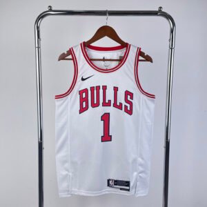 Regata NBA Chicago Bulls – #1 – 2023/24 – Branca – Masculina
