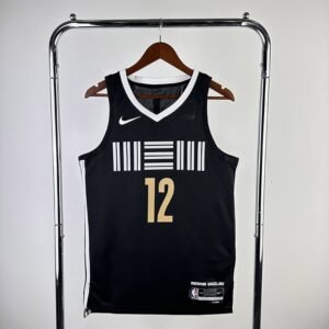 Regata NBA Memphis Grizzlies – Morant Size #12 – City Edition – 2024 – Masculina