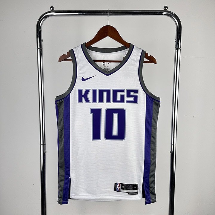 Regata NBA Sacramento Kings – Sabonis #10 – Home – 2023/24 – Branca – Masculina