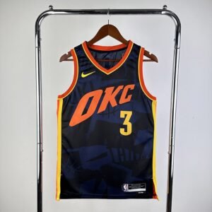 Regata NBA Oklahoma City Thunder – Giddey #3 – City Edition – 2024/25 – Masculina