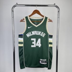 Regata NBA Milwaukee Bucks – Rd #34 – Verde – Masculina