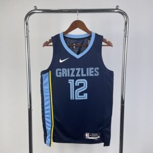 Regata NBA Memphis Grizzlies – Navy #12 – Away – 2023/24 – Azul – Masculina