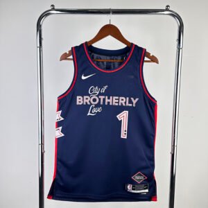 Regata NBA Philadelphia 76ers – Harden #1 – City Edition – 2024/25 – Masculina