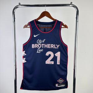 Regata NBA Philadelphia 76ers – Embiid #21 – City Edition – 2024/25 – Masculina