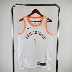Regata NBA San Antonio Spurs – Wenbanyama #1 – City Edition – 2024/25 – Masculina