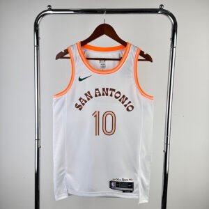 Regata NBA San Antonio Spurs – Sochan #10 – City Edition – 2024/25 – Masculina