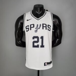 Regata NBA San Antonio Spurs – Duncan #21 – Branca – Masculina